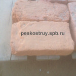 Пескоструйная очистка кирпича