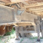 Пескоструйная обработка рамы тягача